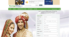 Desktop Screenshot of marriagemillan.com